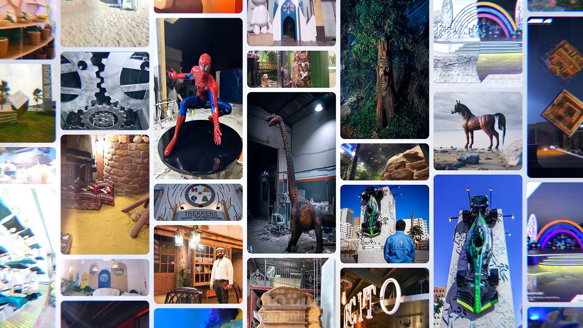 العميل: Art Creator Factory مصنع مبدع الفن المتخصص في تصميم وتنفيذ 3D - مجسمات كبيرة · مسارح وفعاليات · مشاريع كبرى