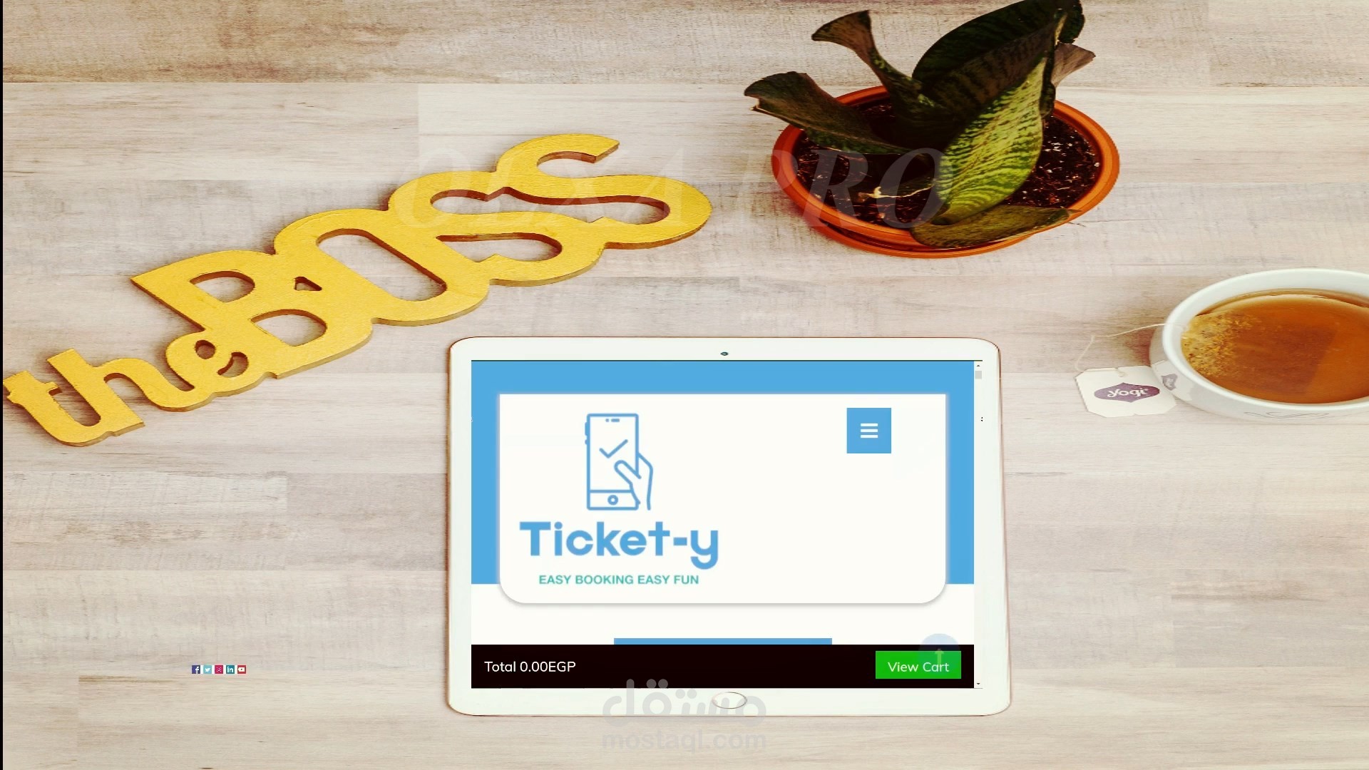 العميل: Ticket y App Travel تطبيق الحجز للسفر لتطبيق جوال