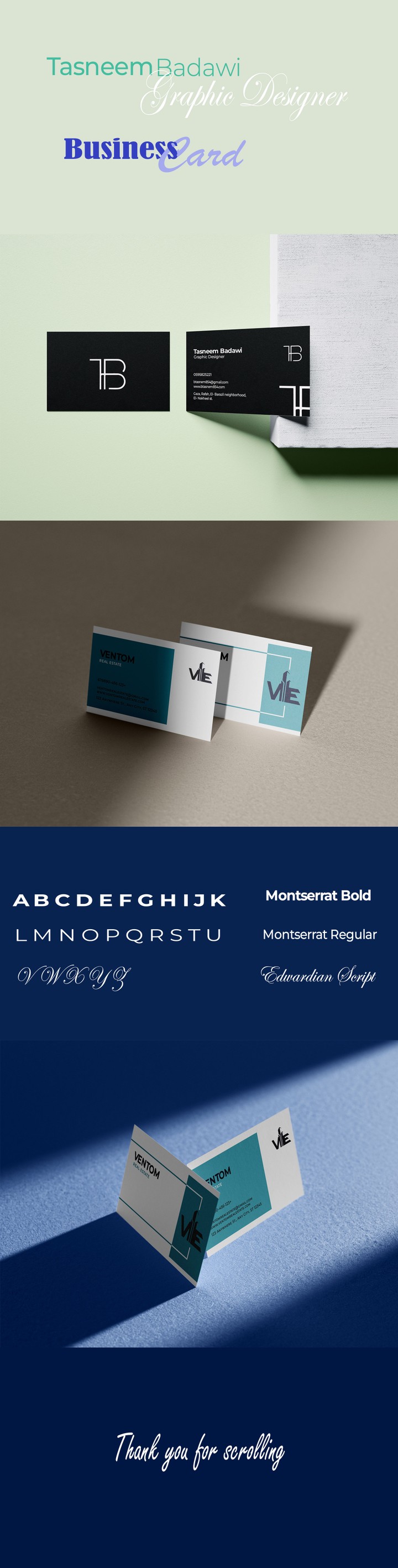 Business card & Mockup