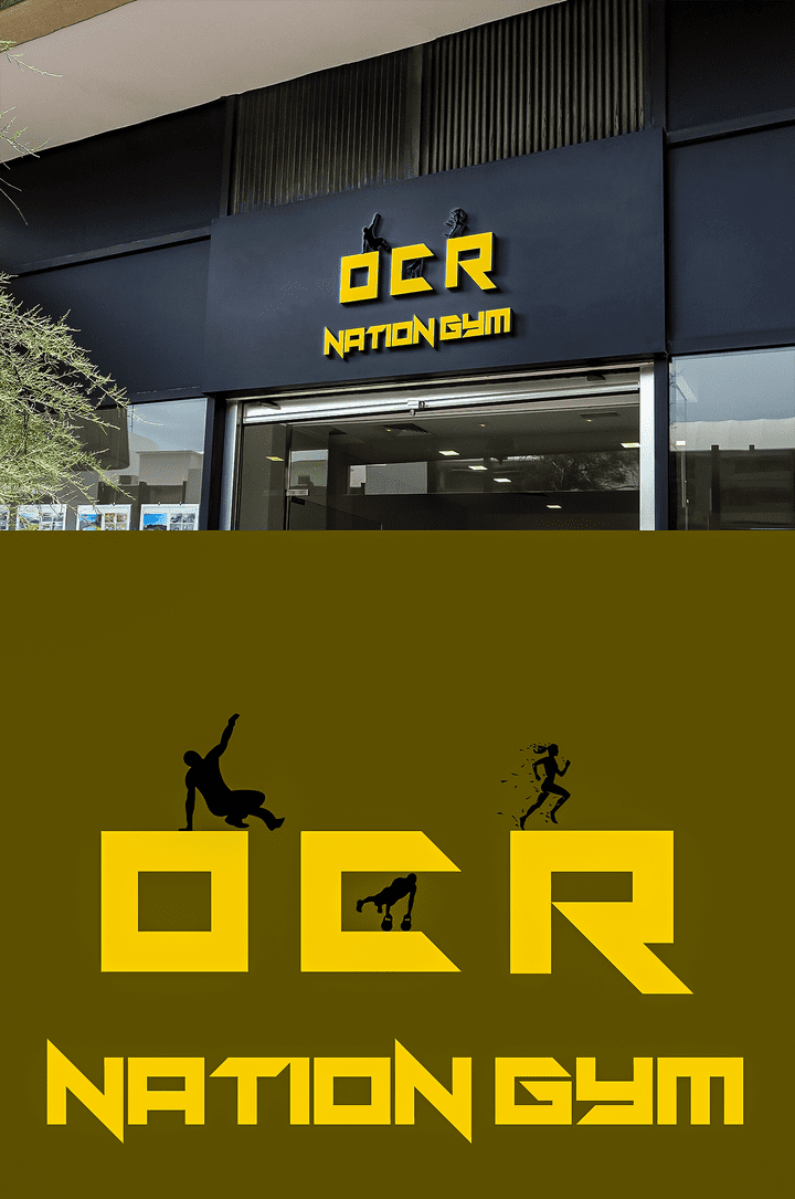 OCR NATION GYM LOGO DESIGN