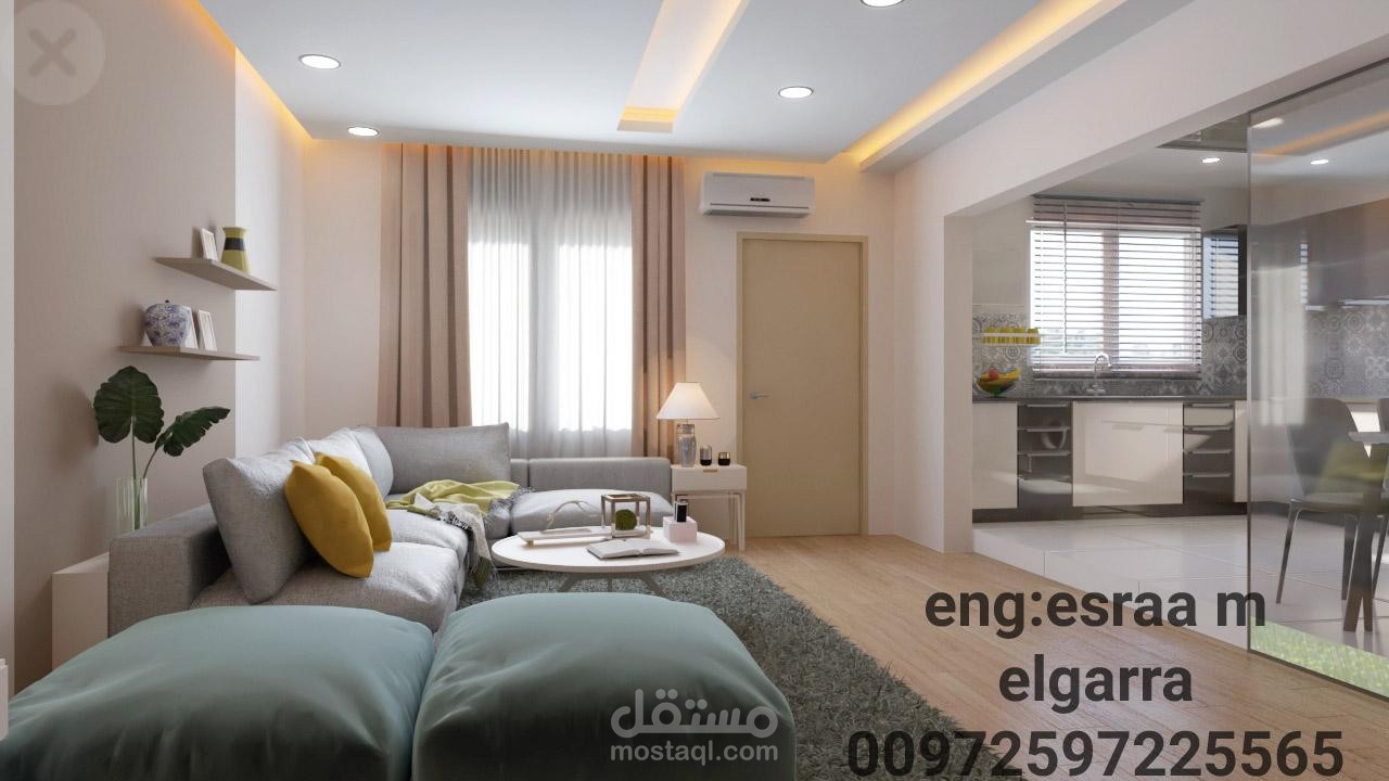 تصميم صالون معيشة