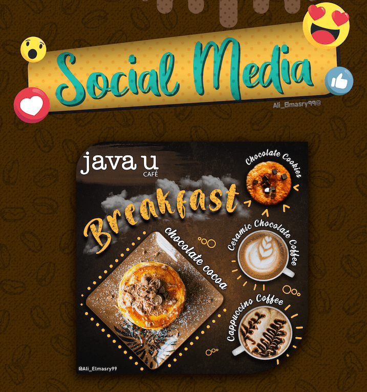 Cafe Social Media Design