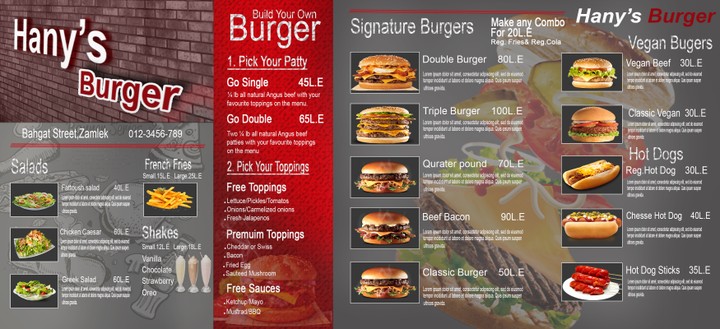 Burger Menu