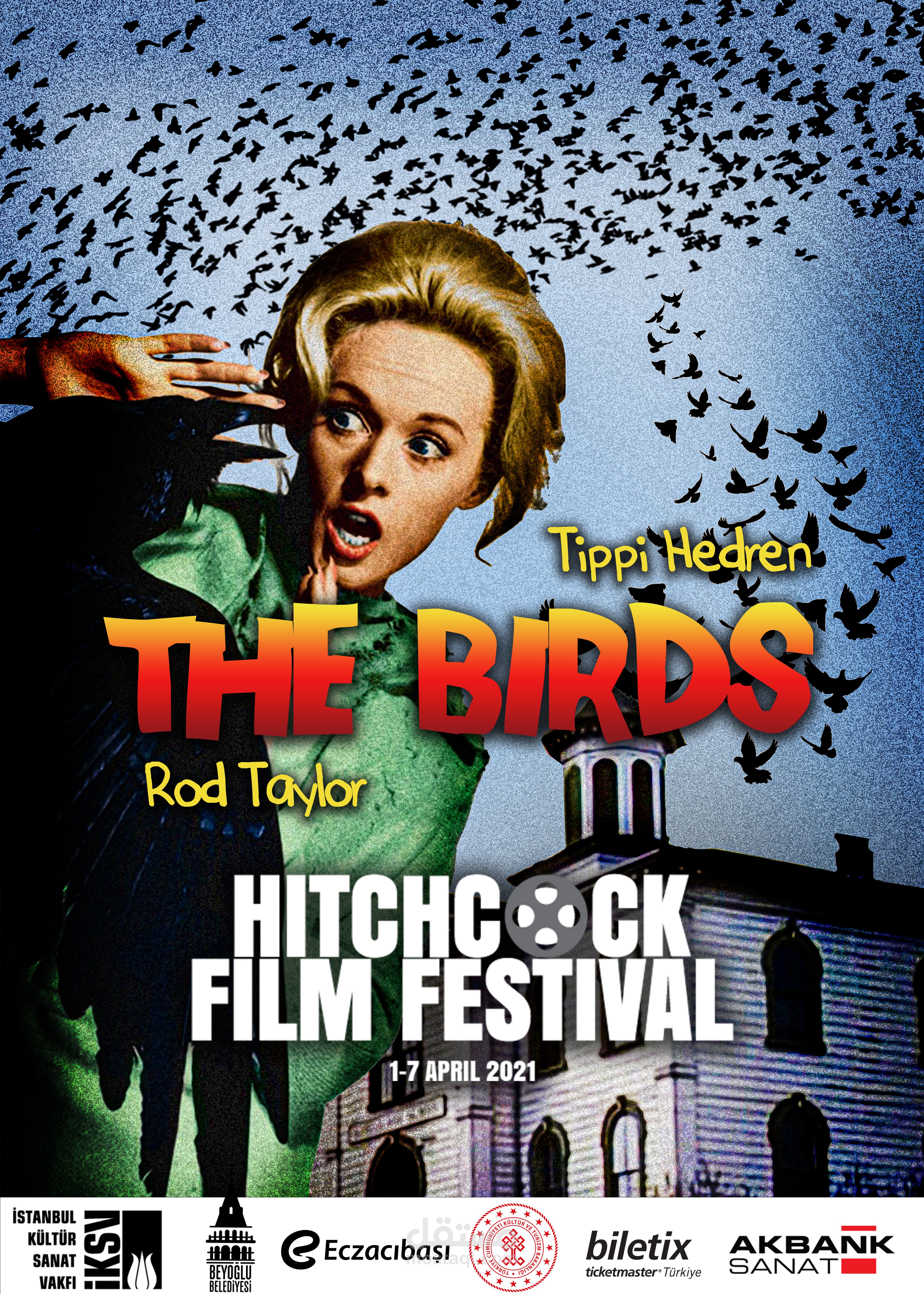 بوستر فيلم THE BIRDS 1963