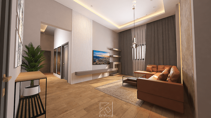 تصميم مجلس عائلي - Living room interior design