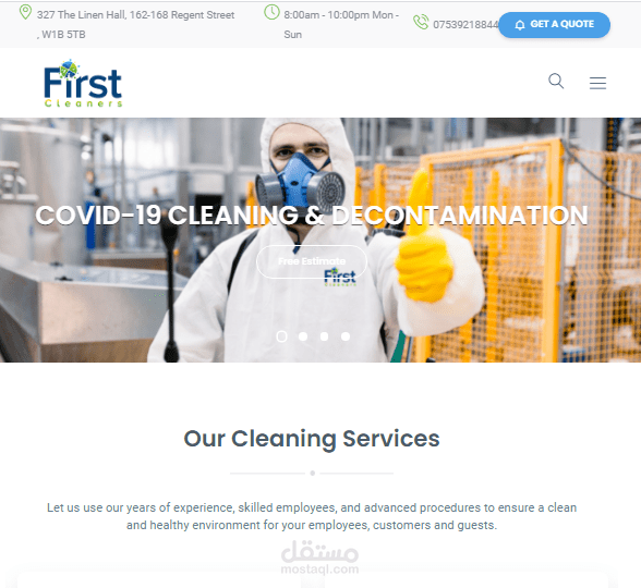 اول موقع تقديم خدمات تنظيفيه