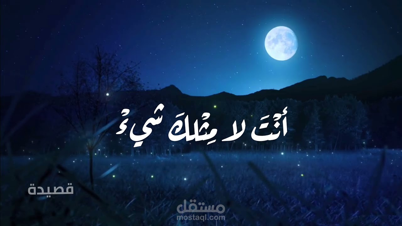 أنت لا مثلك شيء (تعليق صوتي)