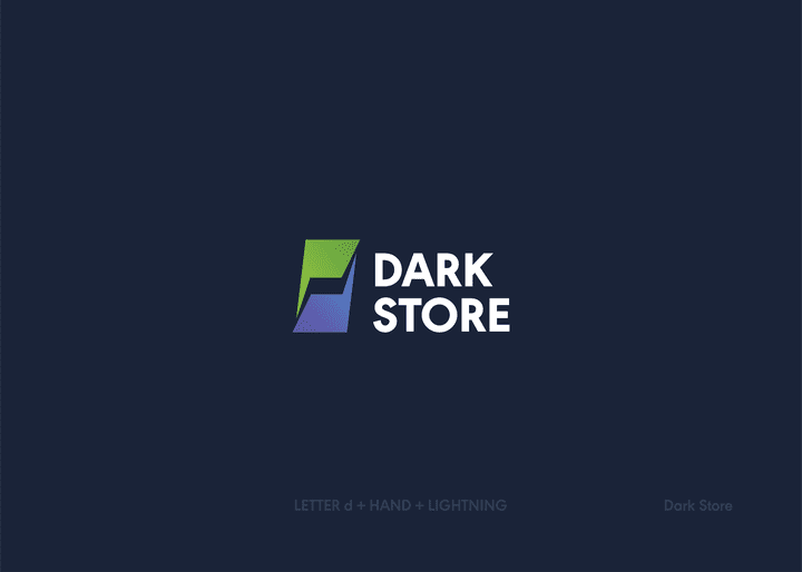 شعار احترافي لمتجر الكتروني - Professional logo for online store #DARK STOR