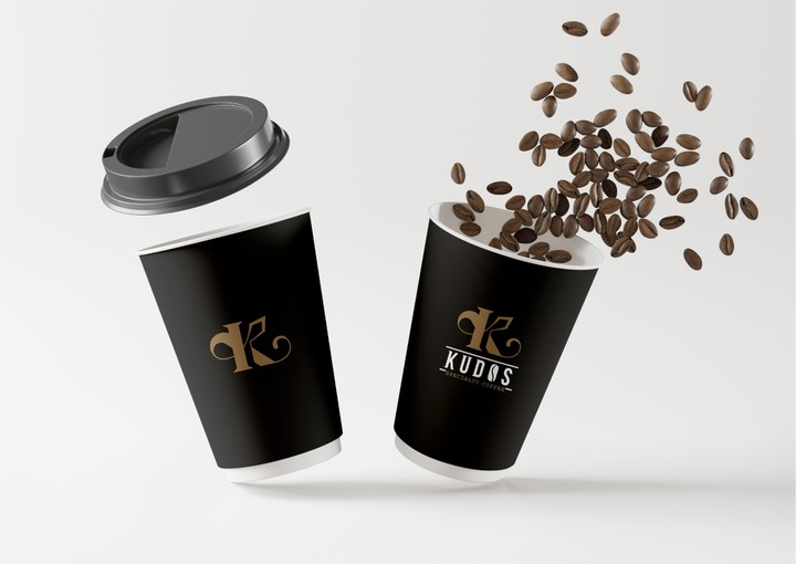 شعار مشروع قهوة  - Coffee Logo Design - KUDOS