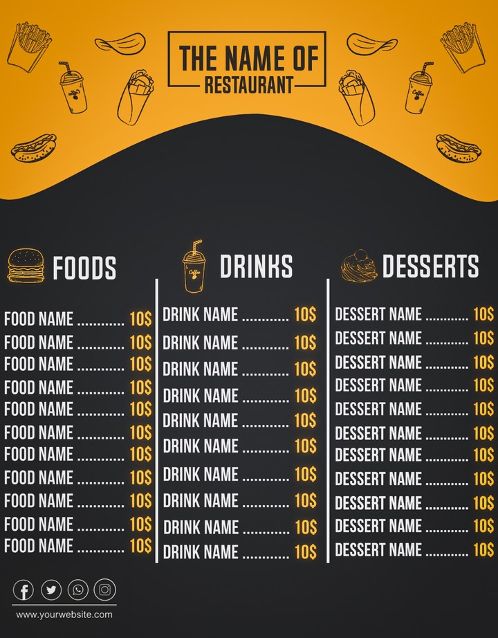 Menu Design