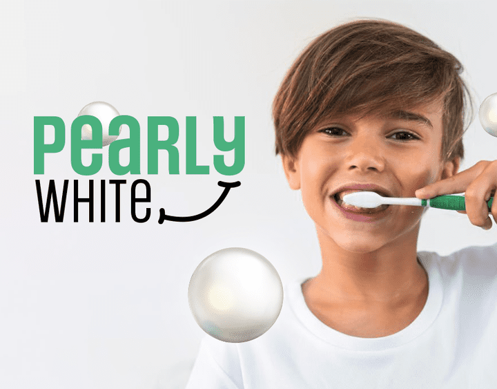 تصميم هوية بصرية لعيادة Pearly White لتجميل الاسنان