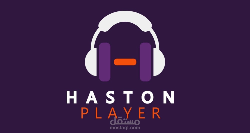 شعار وشاشات تطبيق Haston Player