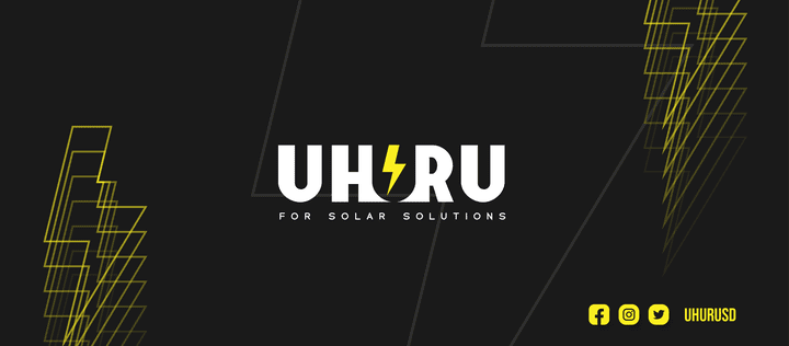 تصميم شعار "UHURU Solar Company" للطاقة الشمسية