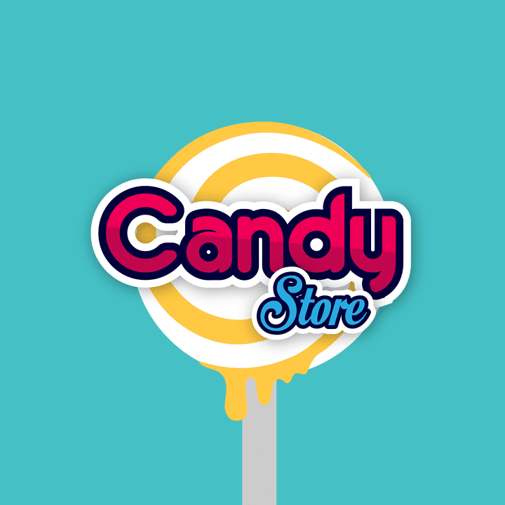 تصميم شعار "Candy Store"