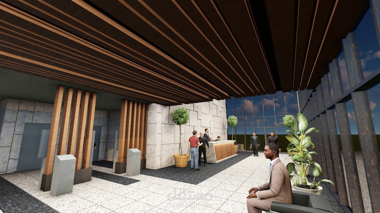 ROC 14 Office Building Reception Interior