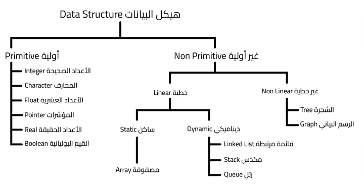 كتابة مقالة تقنية عن هياكل البيانات