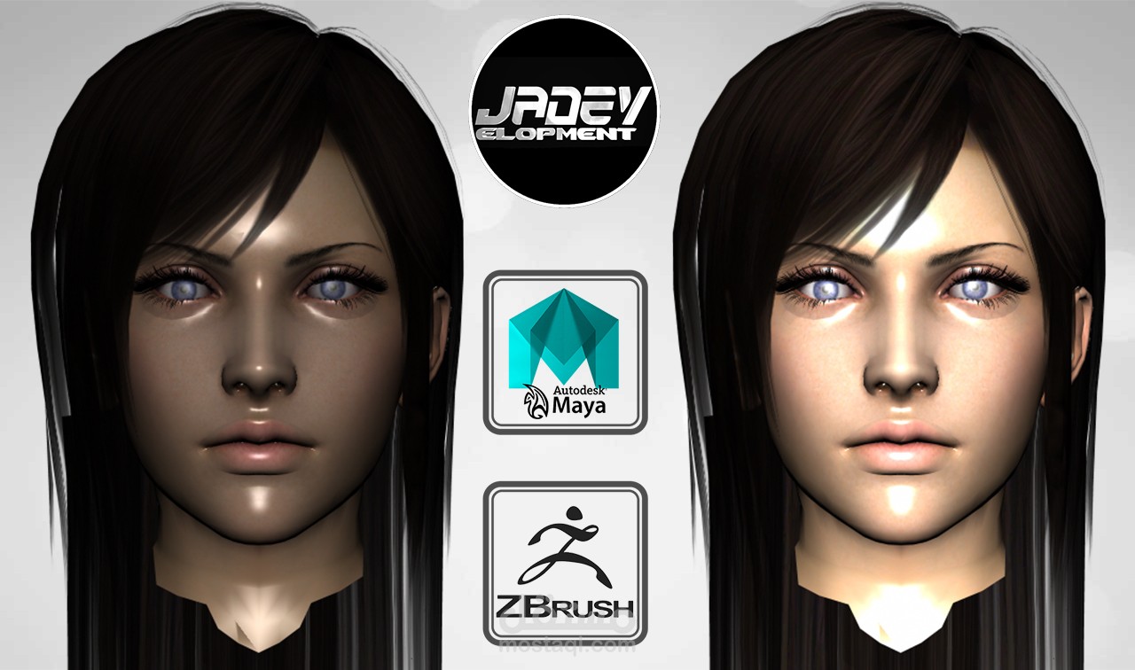 3D Female Head