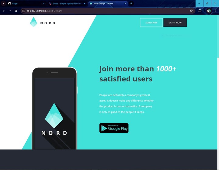 Nord Agency Template