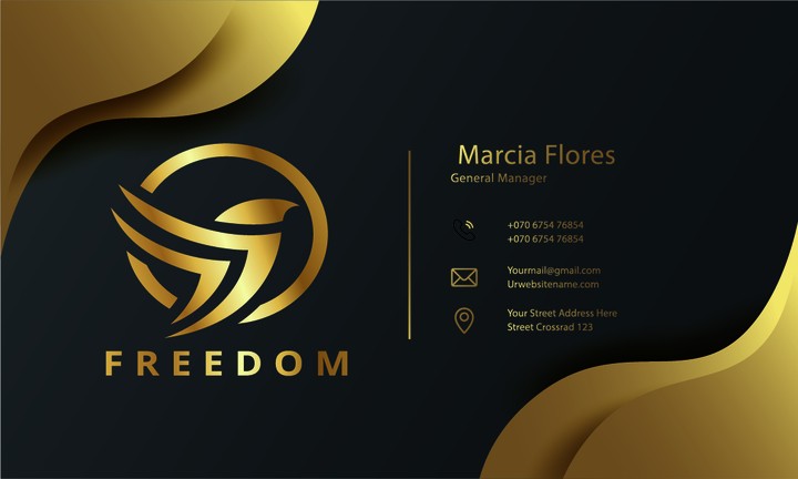 Freedom business card