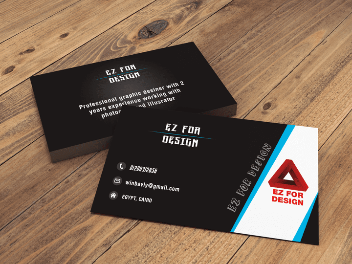 تصميم business card احترافية