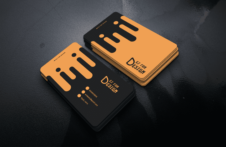 تصميم business card احترافية