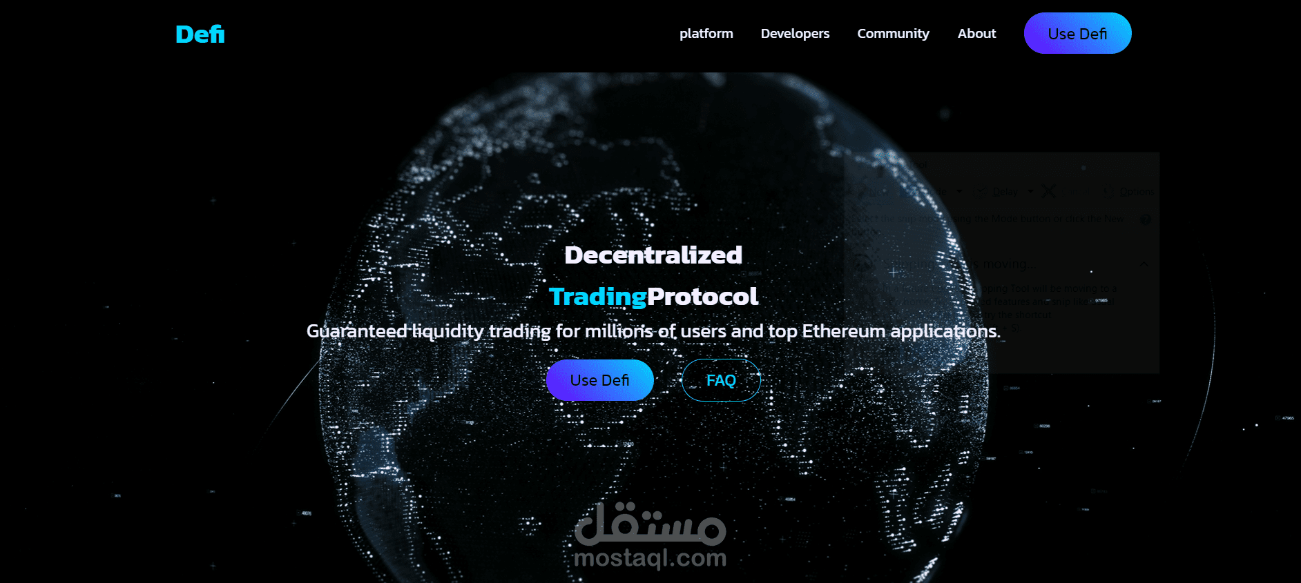 Defi Website