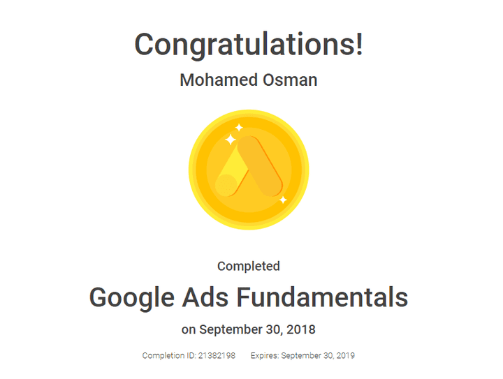 Google Ads Certification