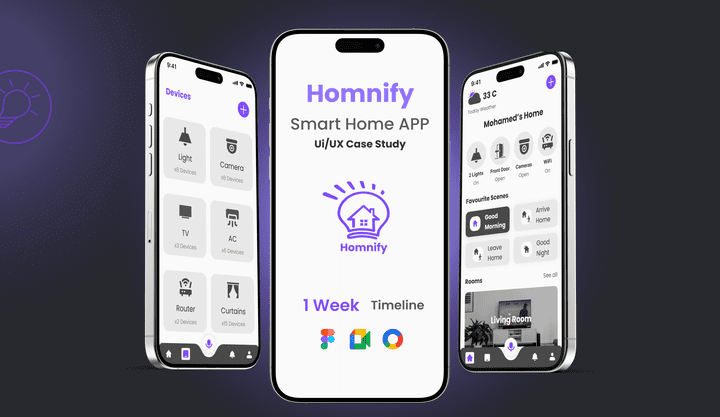 Homnify-Smart Home App-Ui\Ux Case Study