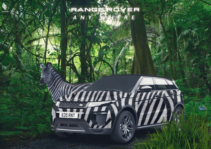 اعلانات دعائية تصميمي لشركة Range Rover