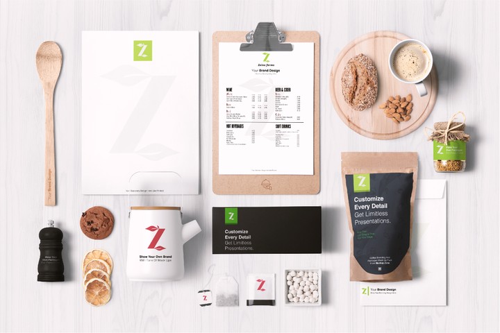 Zeina farm Brand identity