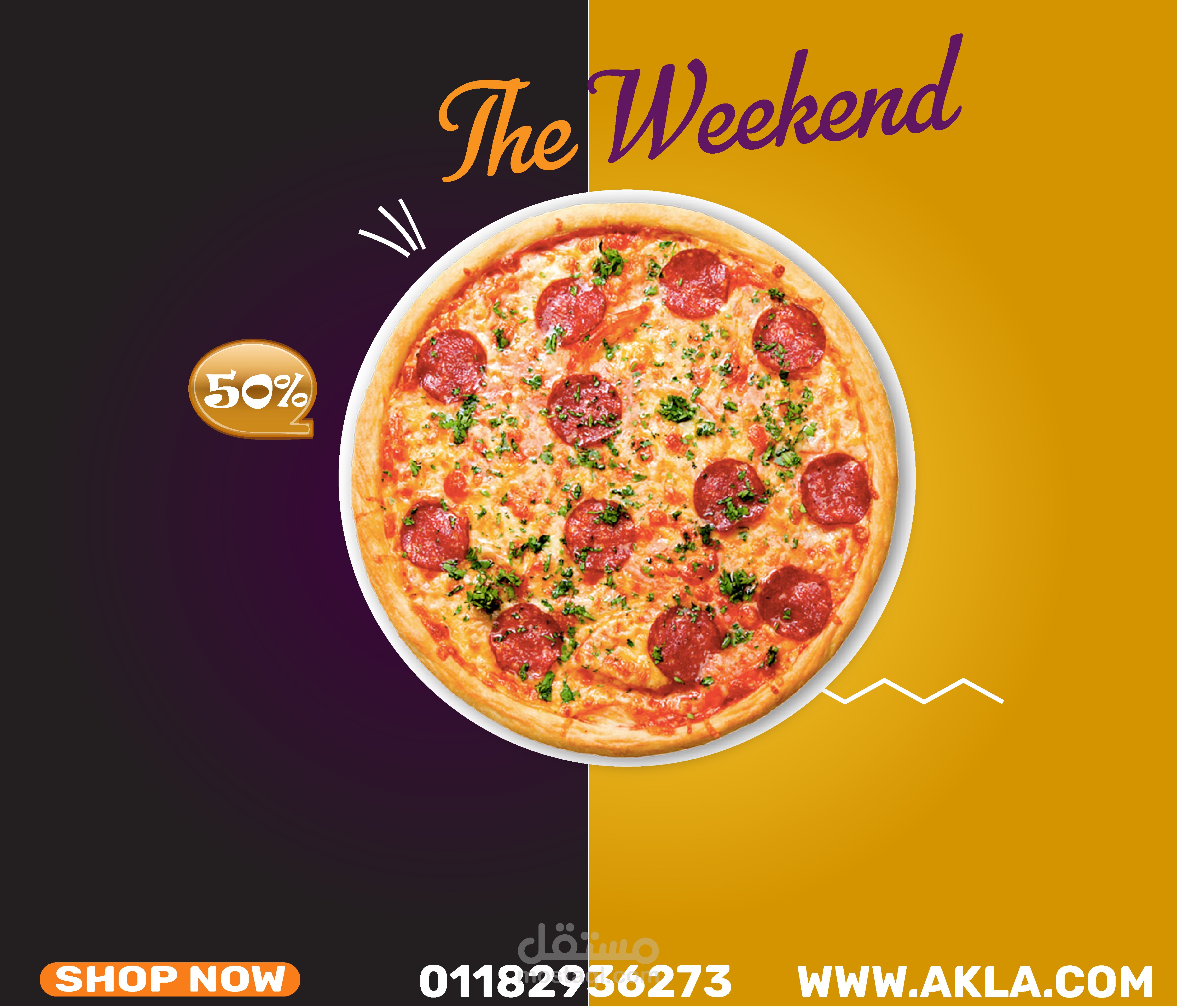 Social media design for pizza Restaurant