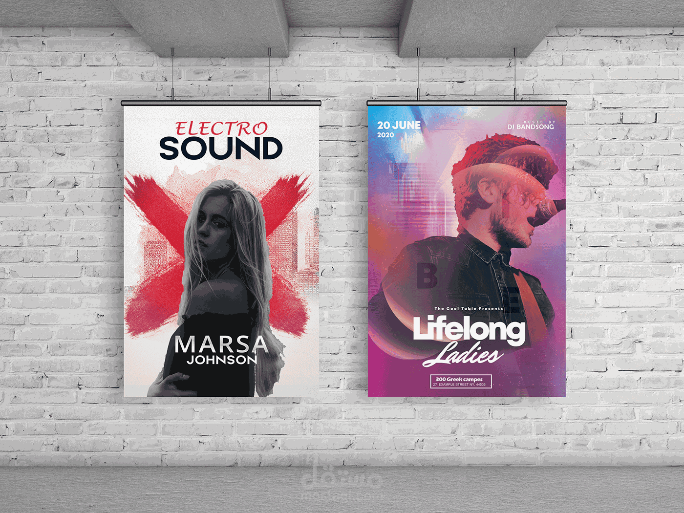 two-poster-for-music-band