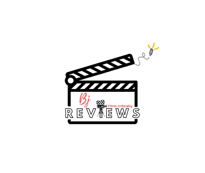 A logo for a movies reviewer on facebook