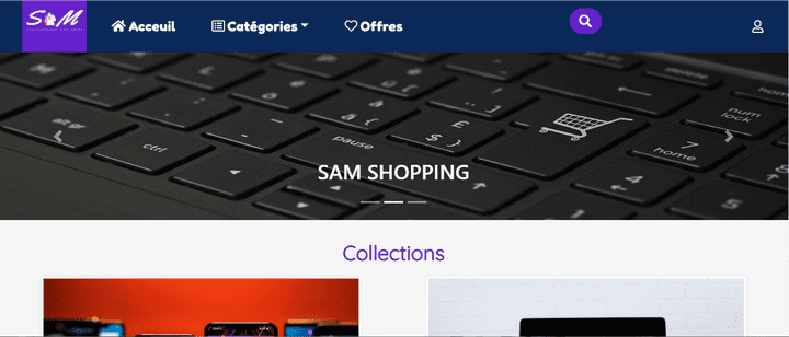 Sam Shopping  متجر الكتروني