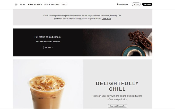 Coffee-Shop website