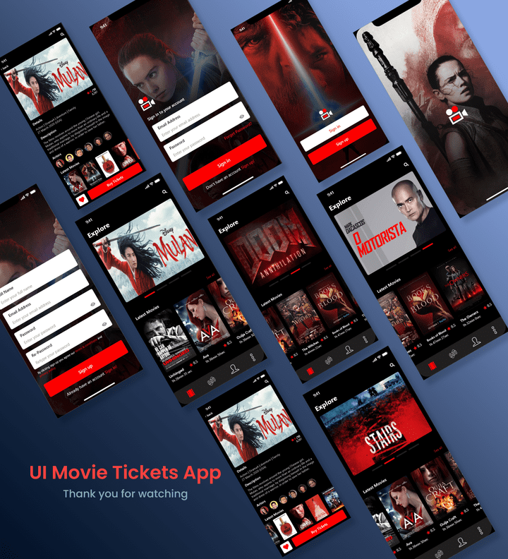 UI Movie Tickets App