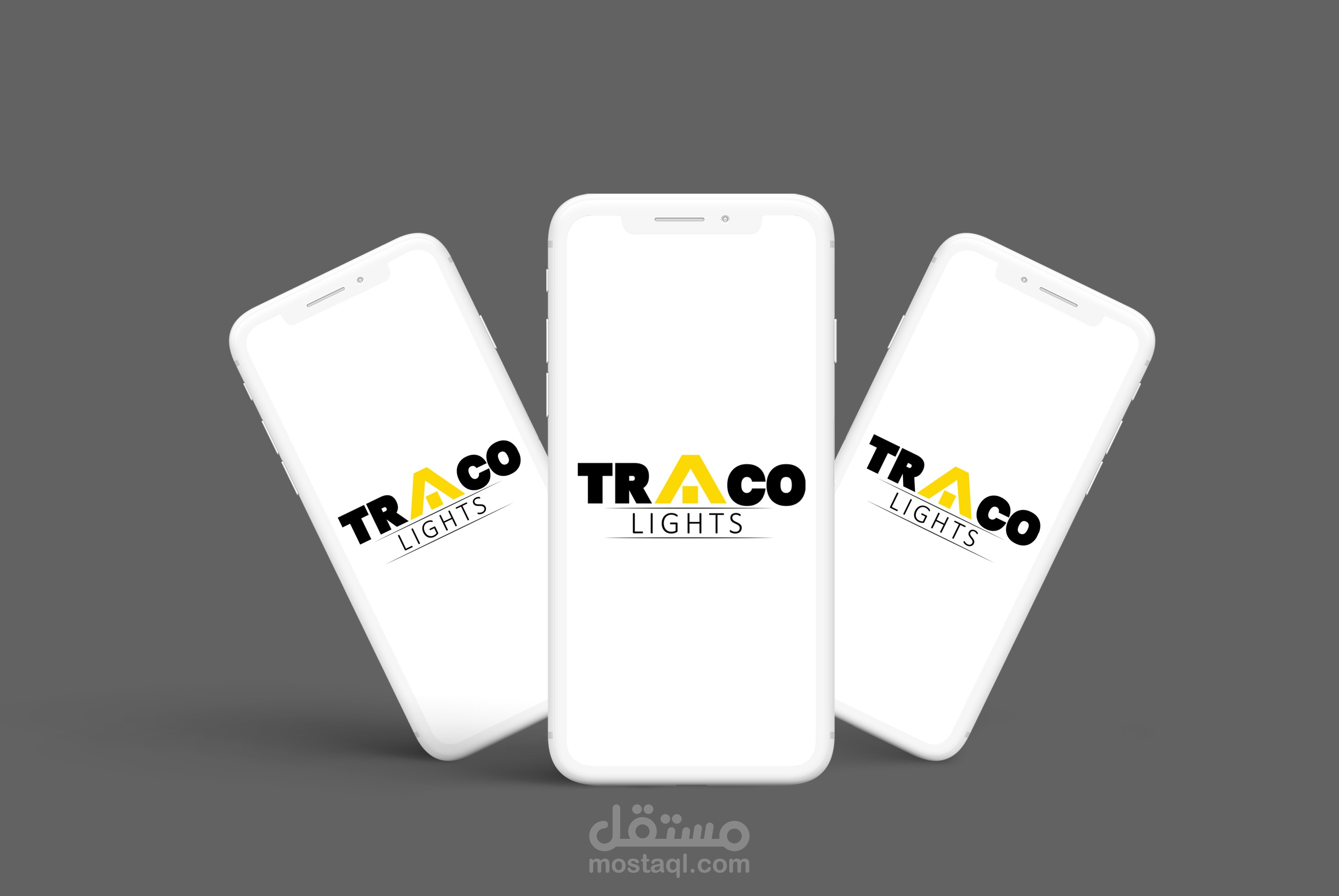 تصميم شعار لمتجر بيع نجف (TRACO)