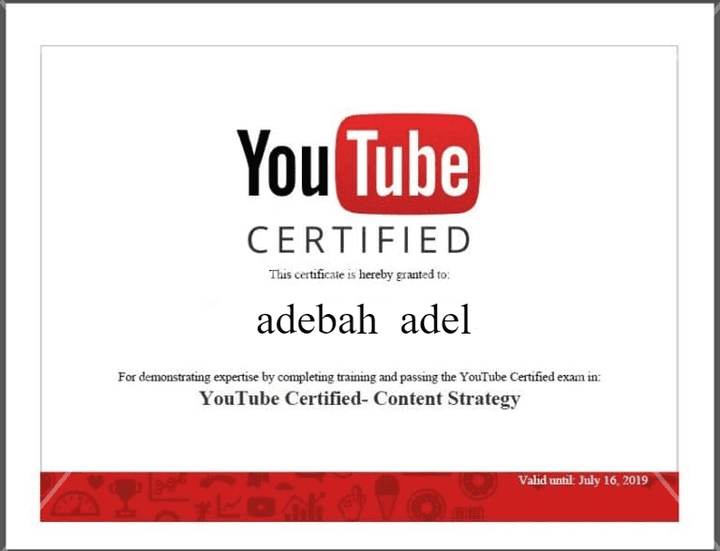 you tube content strategy certified