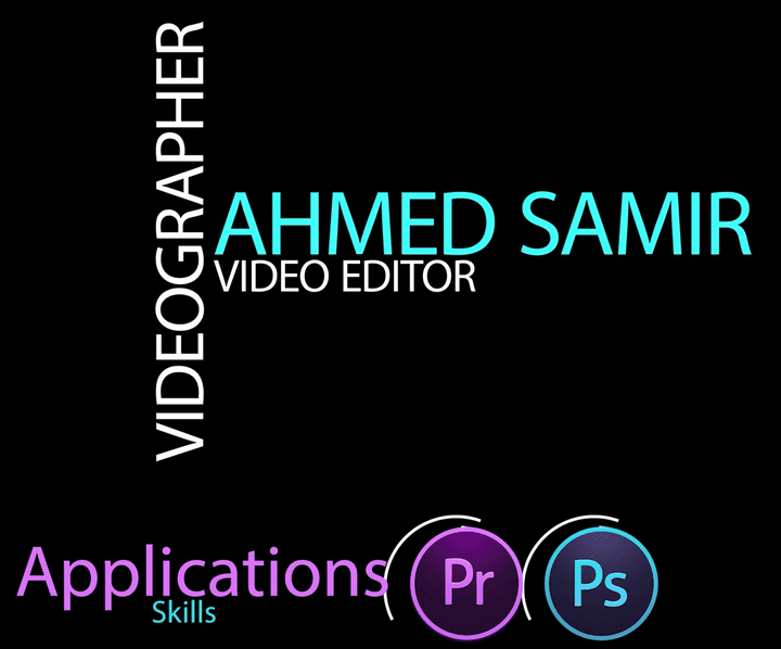 أنترو ب أسمك videographer and video editor