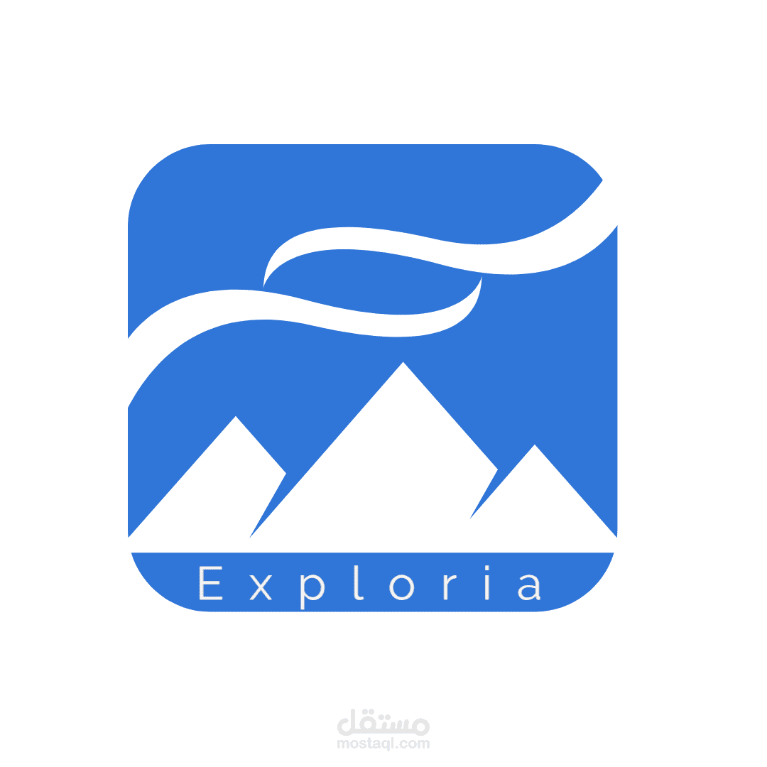 Exploria - تصميم شعار شركة سياحية ناشئة