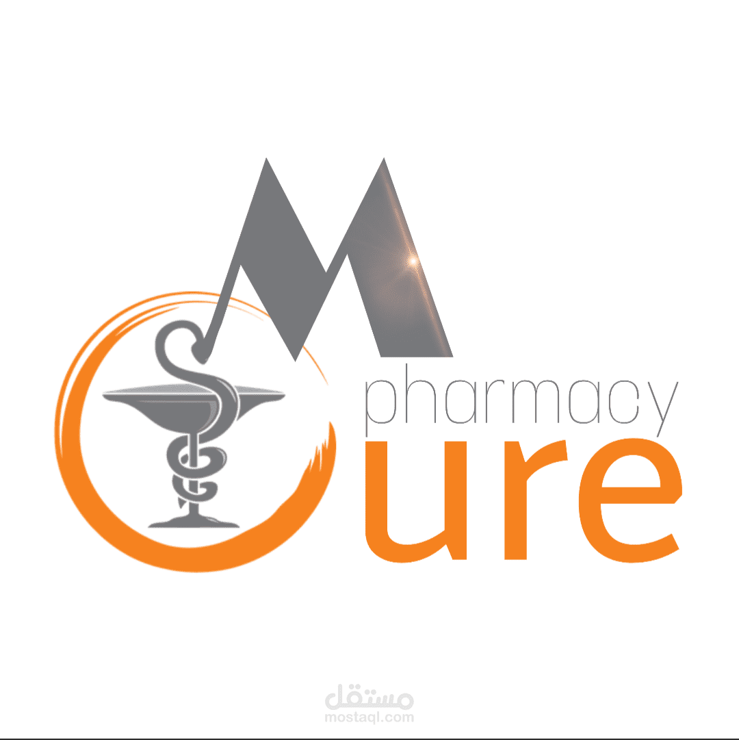 M-Cure pharmacy logo, Dr. Mohamed Amin, UAE