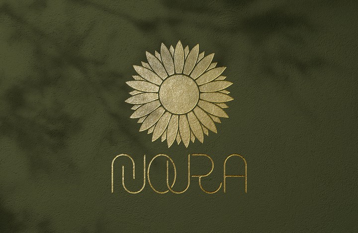 NOURA accessories logo and post design