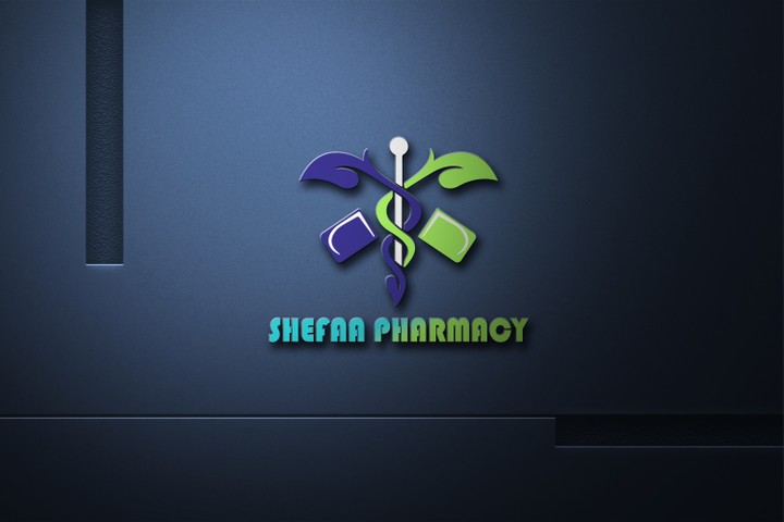 Visual identity for a pharmacy, هوية بصرية لصيدلية