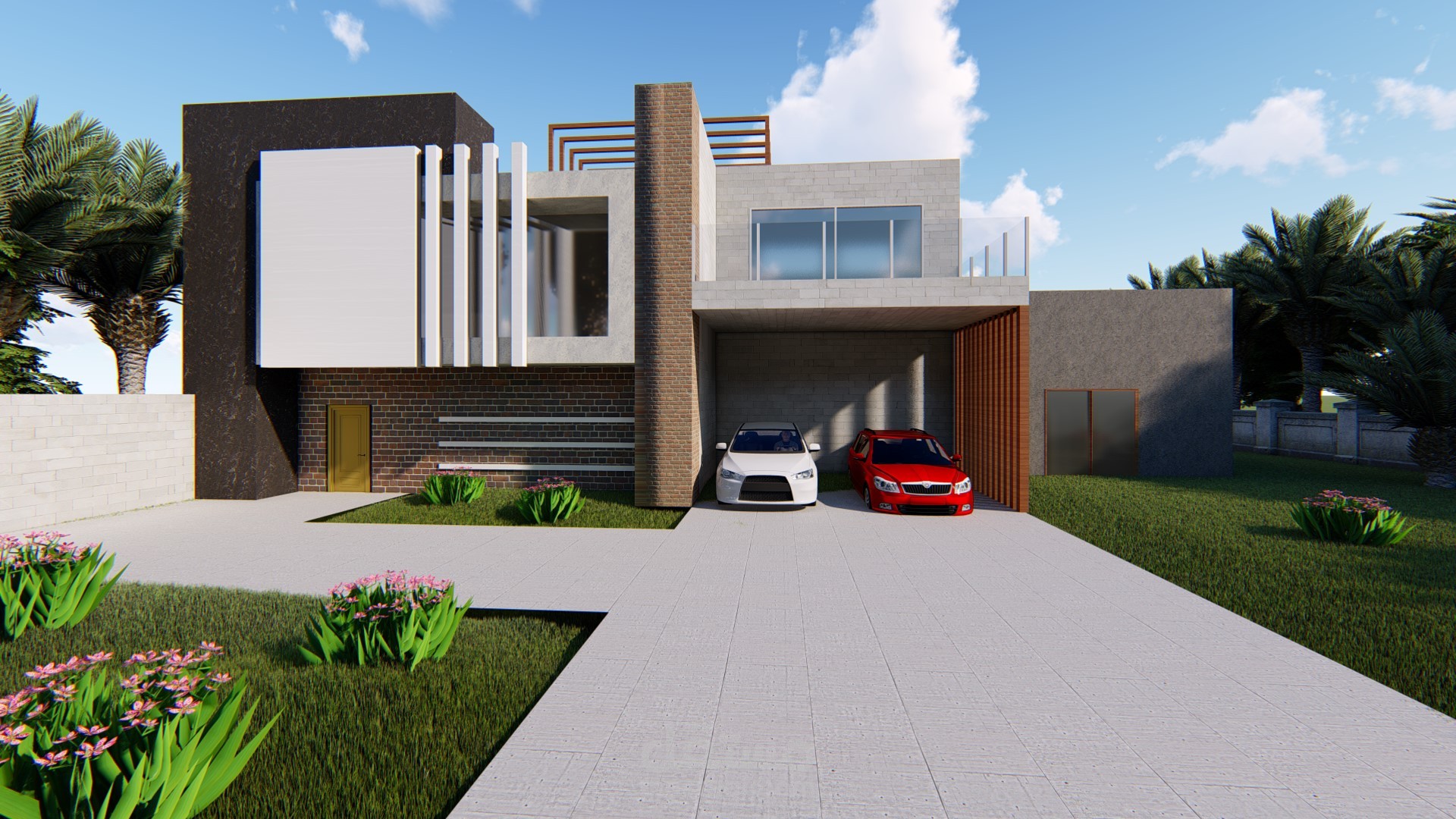 modern villa