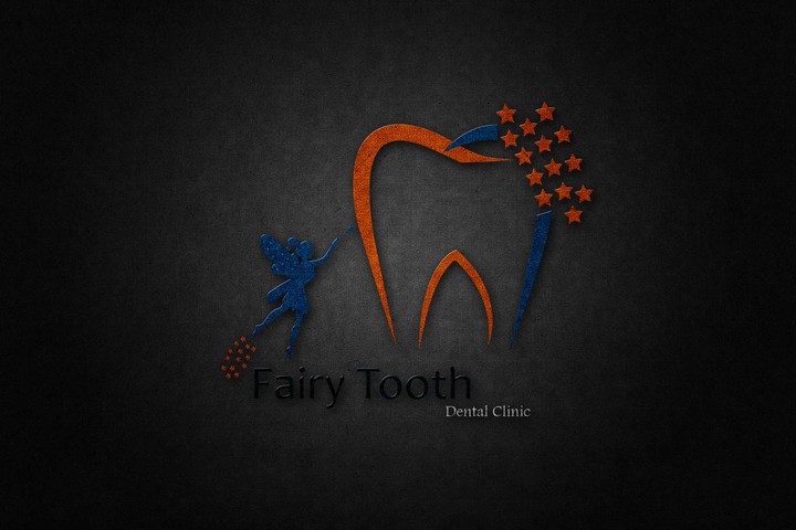 Fairy tooth logo.