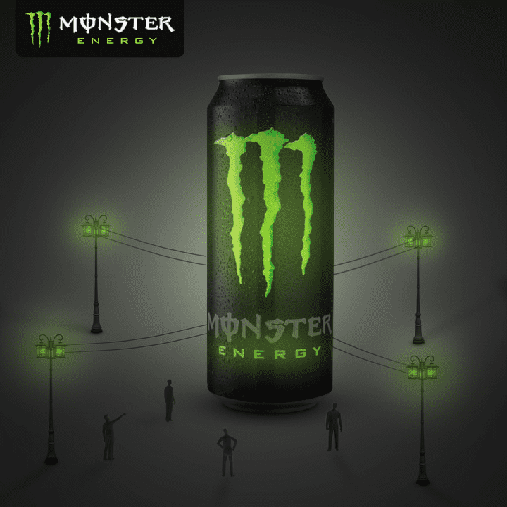 تصاميم سوشيال ميديا Monster Energy