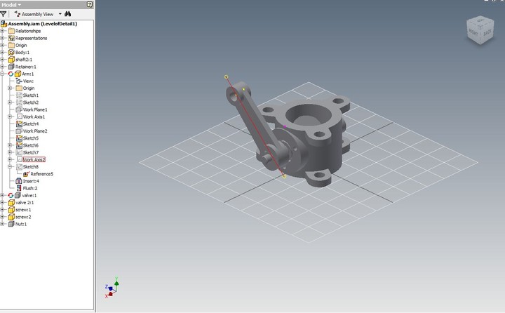 Dynamic assembly of mechanical Butterfly valve 