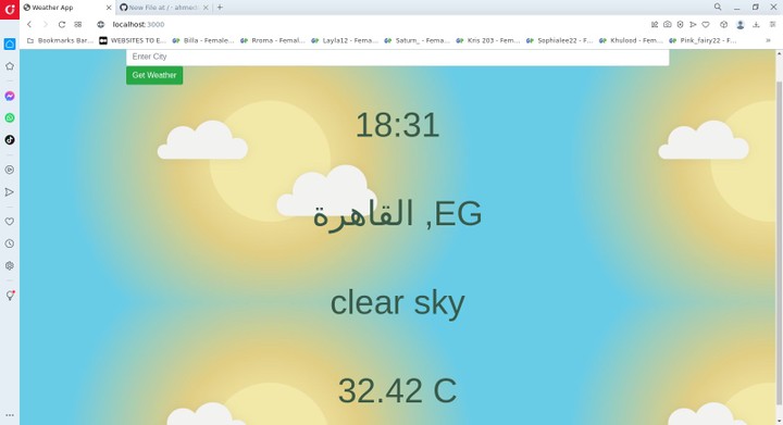 Weather webApp