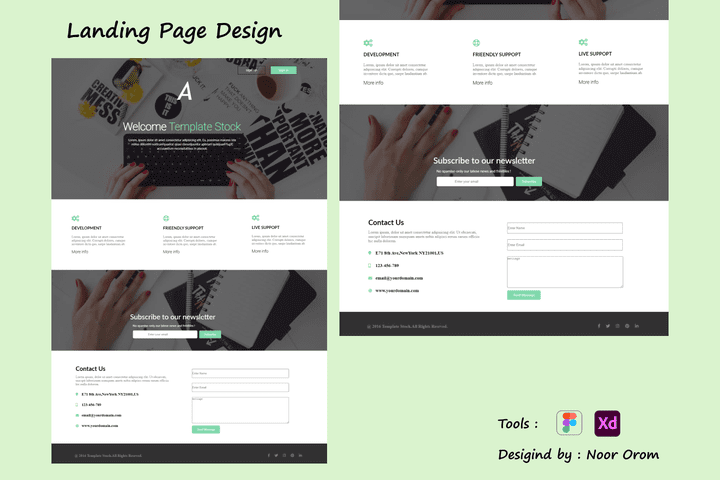 Landing Page - UX UI