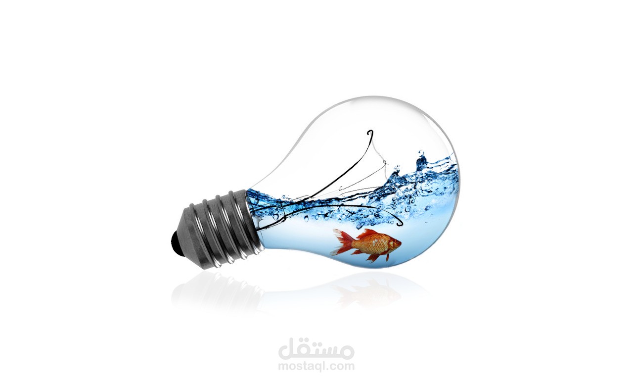 goldfish inside of lightbulb ex